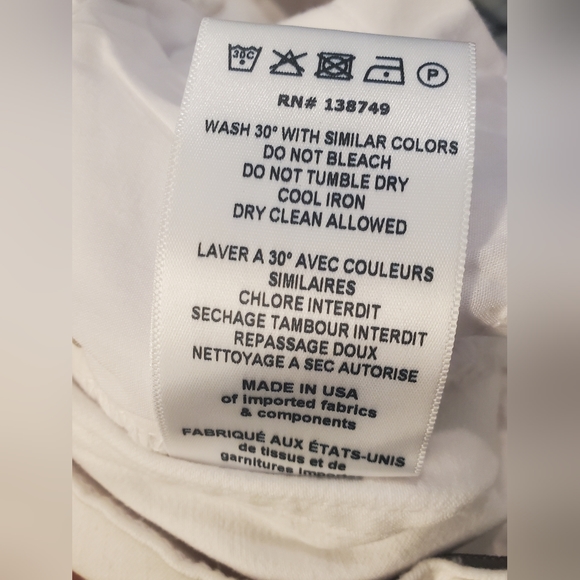 White Etienne Marcel Denim Jacket and Jeans both with Red Zipper - Picture 11 of 13